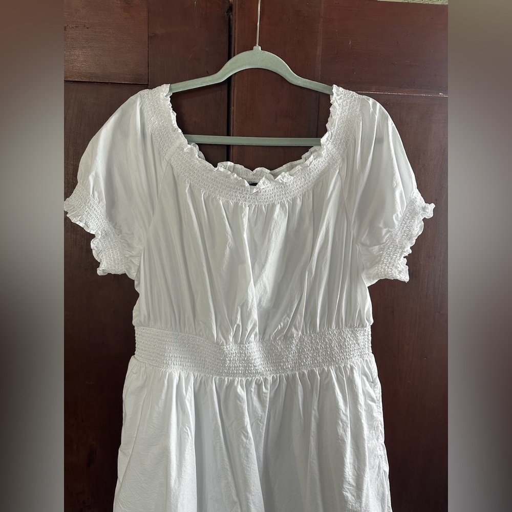 J. Crew Classic 100% Cotton White Mini Dress - Picture 6 of 10